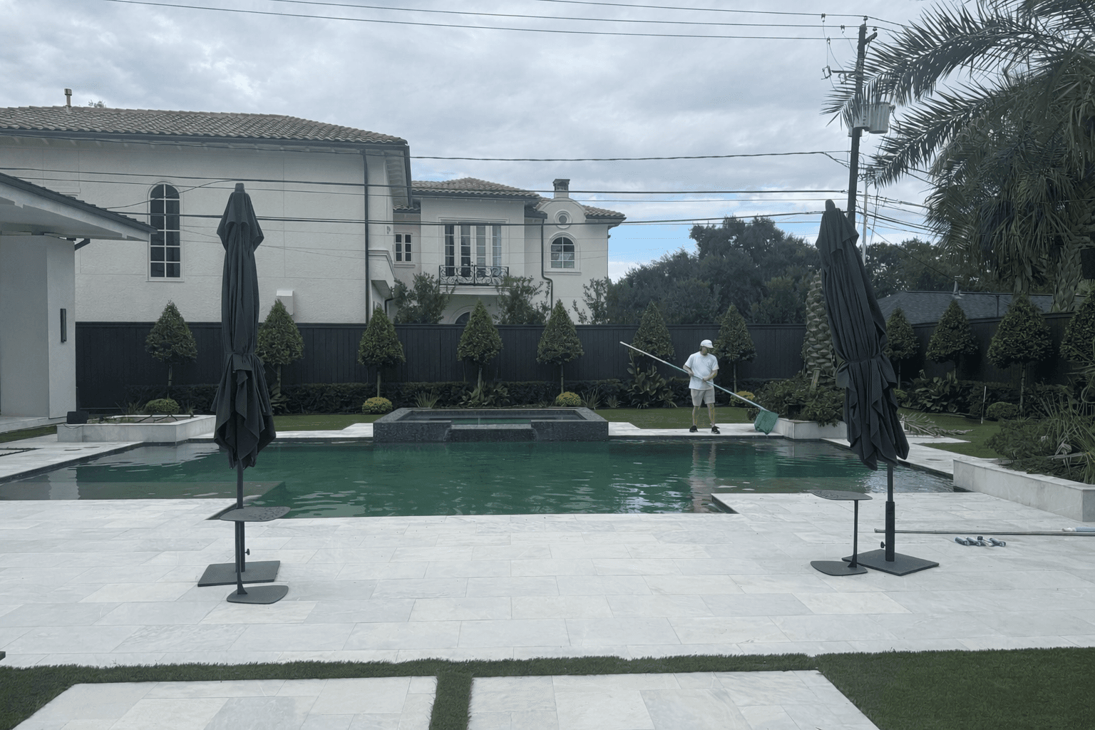 Pool cleaning service